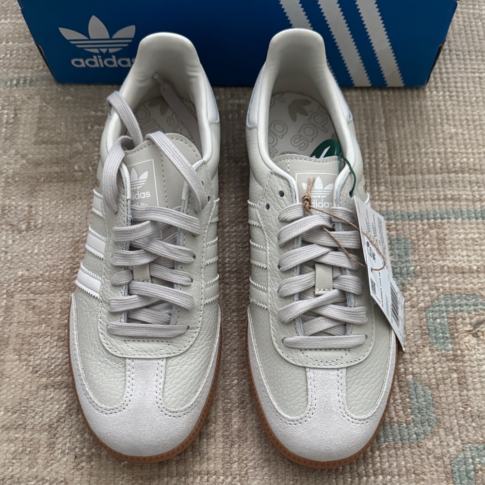 Adidas Womens Gray Sambas